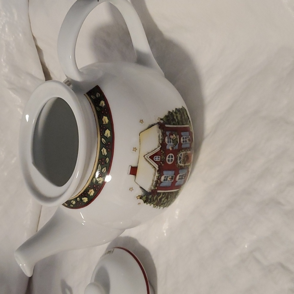Beautiful Christmas teapot